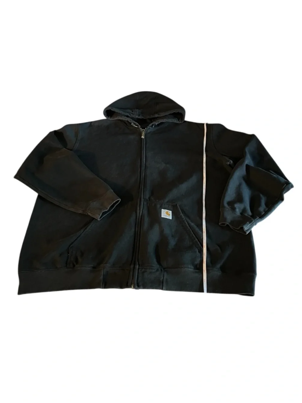 Carhartt Black Full-Zip Hooded Jacket Size XL